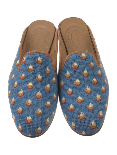 Stubbs & Wootton Printed Mules
