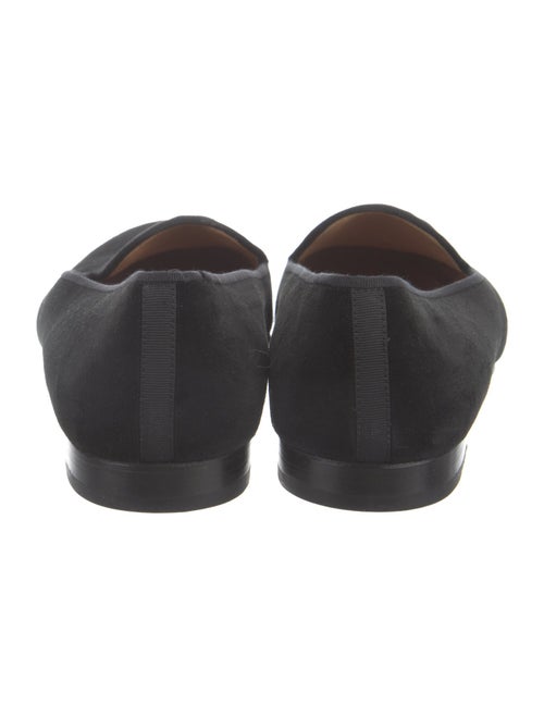 Stubbs & Wootton Velvet Graphic Print Loafers