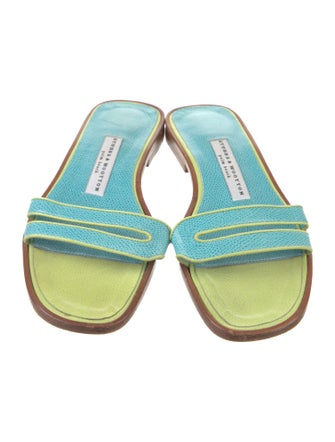 Stubbs & Wootton Leather Printed Slides