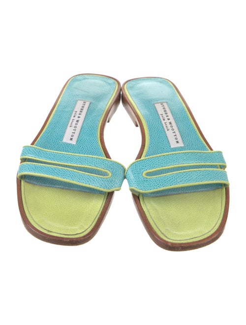 Stubbs & Wootton Leather Printed Slides