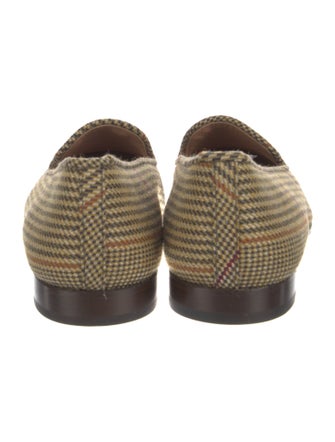 Stubbs & Wootton Felt Striped Loafers