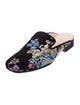Stubbs & Wootton Nylon Floral Print Mules