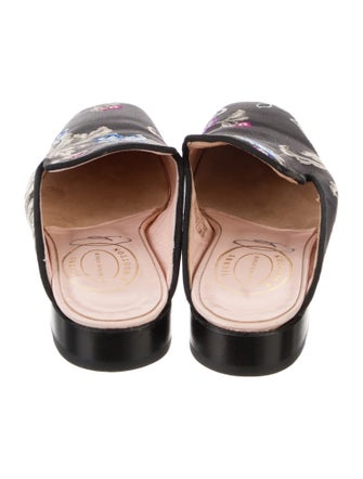 Stubbs & Wootton Nylon Floral Print Mules