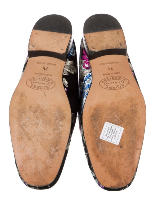 Stubbs & Wootton Nylon Floral Print Mules