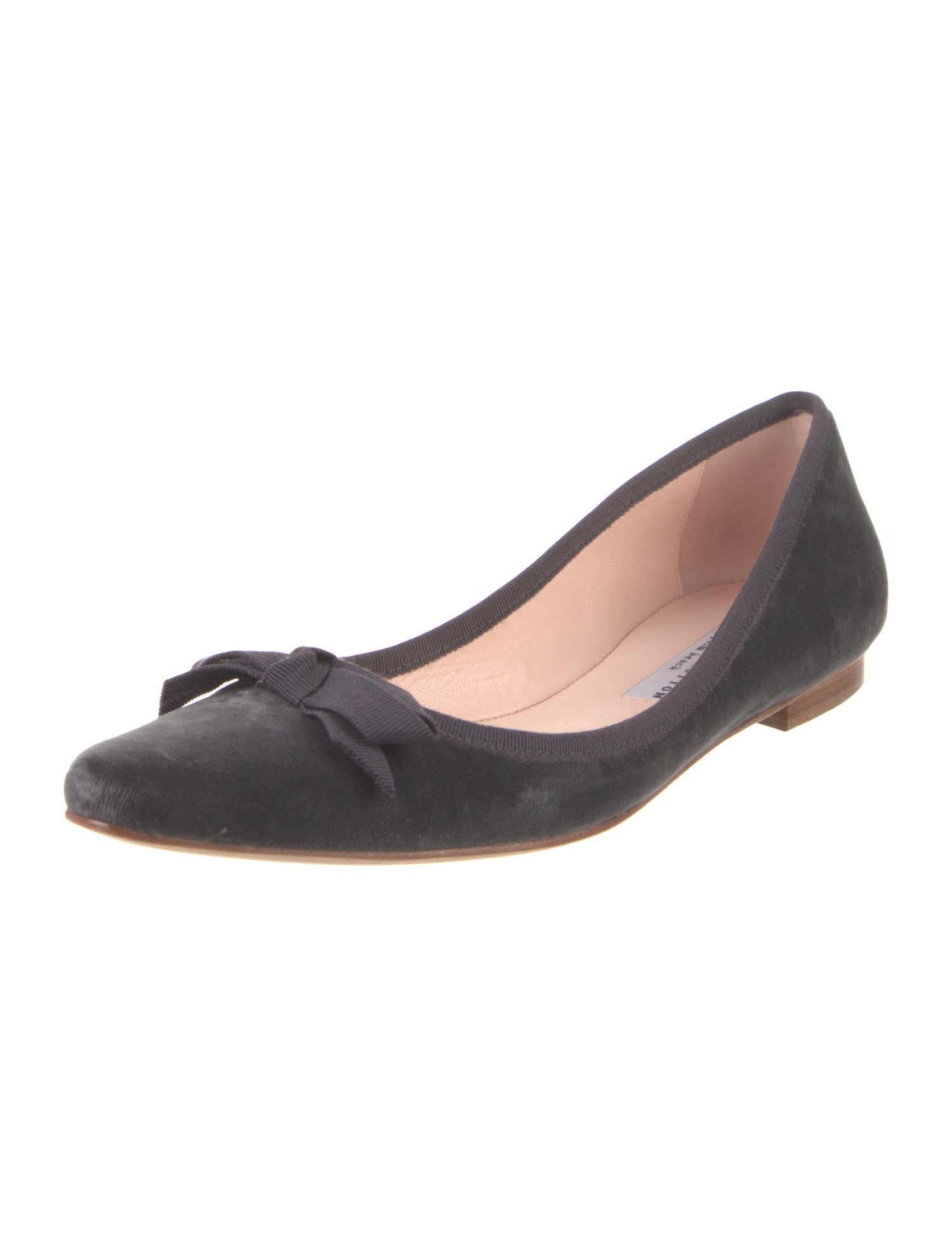 Stubbs & Wootton Velvet Ballet Flats