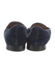Stubbs & Wootton Velvet Embroidered Accent Loafers