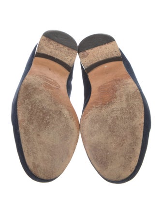 Stubbs & Wootton Velvet Embroidered Accent Loafers