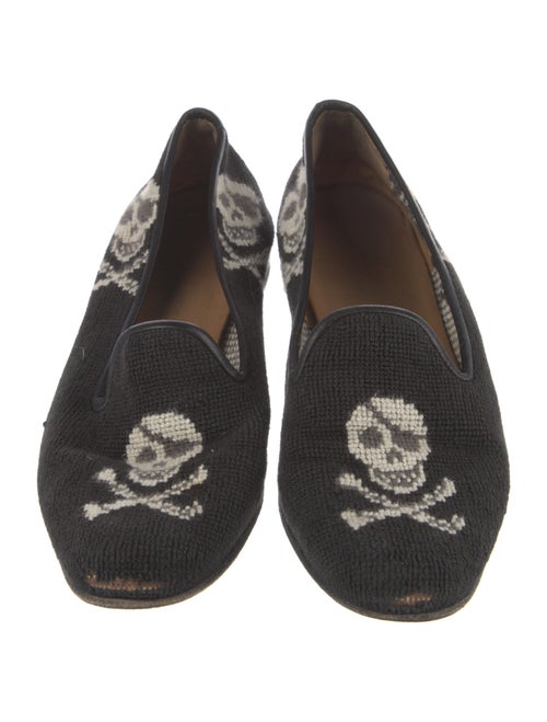 Stubbs & Wootton Floral Print Loafers