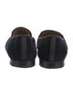 Stubbs & Wootton Velvet Embroidered Accent Loafers