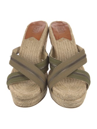 Stubbs & Wootton Canvas Braided Accents Espadrilles