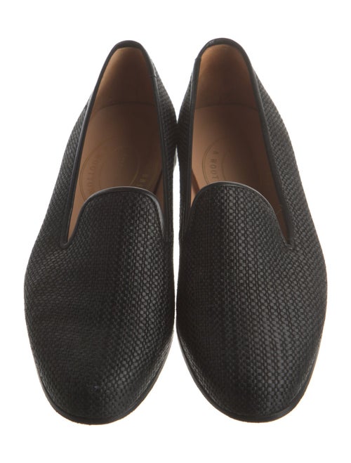 Stubbs & Wootton Straw Loafers