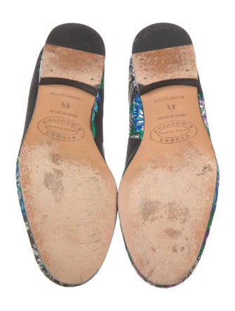 Stubbs & Wootton Floral Print Loafers