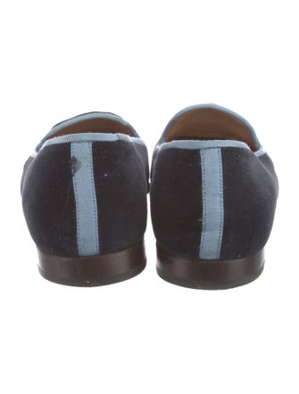 Stubbs & Wootton Velvet Embroidered Accent Slippers