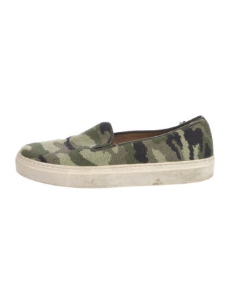 Stubbs & Wootton Camouflage Print Sneakers