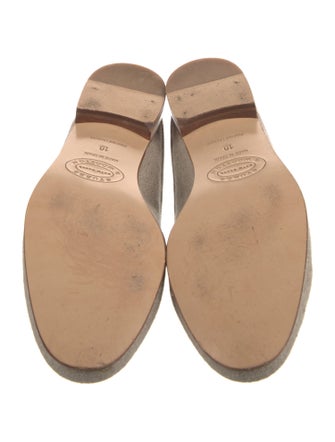 Stubbs & Wootton Canvas Embroidered Accent Mules