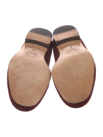 Stubbs & Wootton Velvet Embroidered Accent Slippers