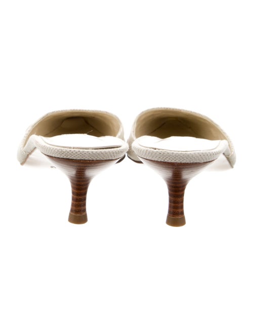 Stubbs & Wootton Canvas Embroidered Accent Mules