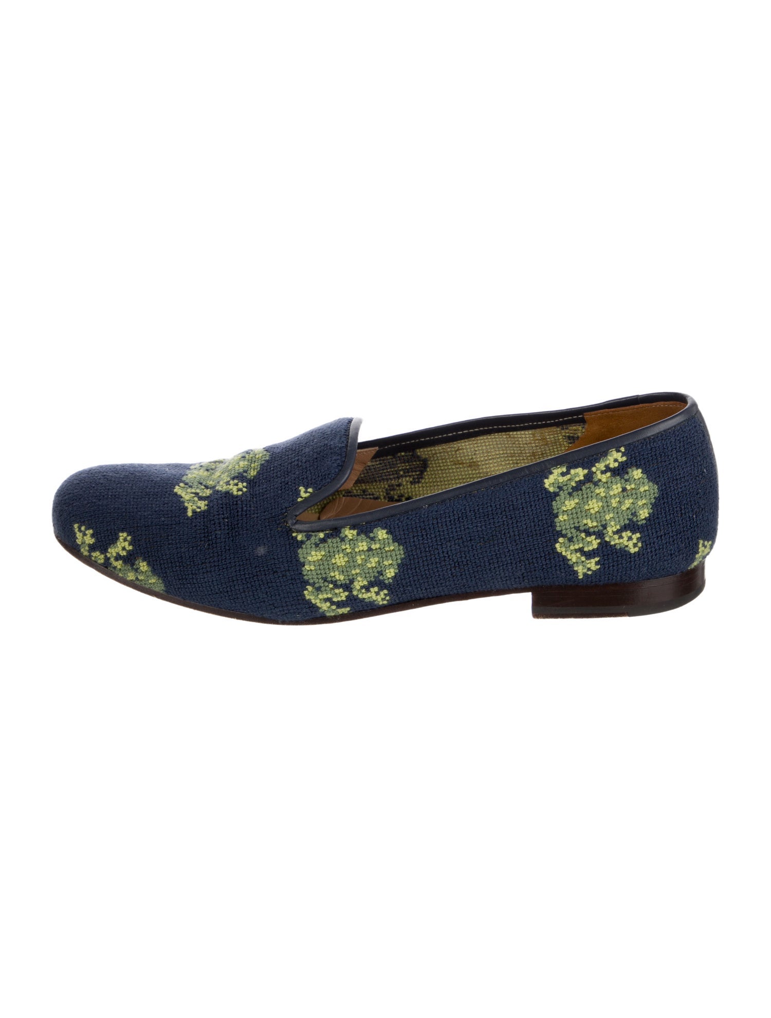 Stubbs & Wootton Printed Loafers