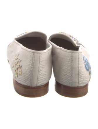 Stubbs & Wootton Canvas Printed Loafers