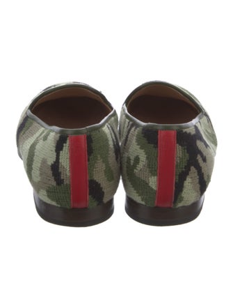 Stubbs & Wootton Camouflage Print Loafers