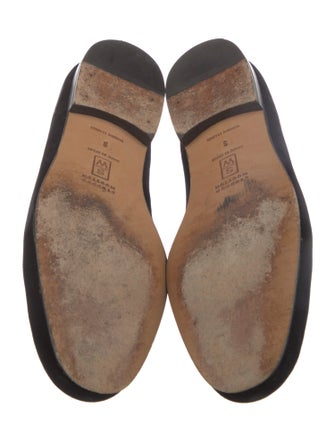 Stubbs & Wootton Velvet Embroidered Accent Loafers