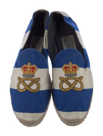Stubbs & Wootton Canvas Colorblock Pattern Espadrilles