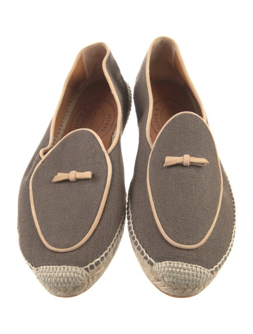 Stubbs & Wootton Canvas Striped Espadrilles