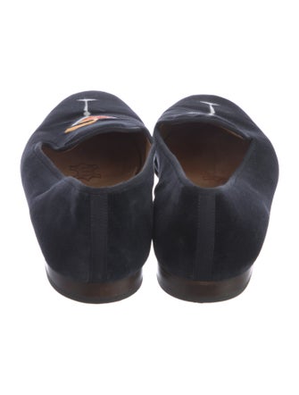 Stubbs & Wootton Velvet Printed Slippers