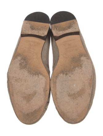 Stubbs & Wootton Canvas Embroidered Accent Loafers