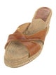 Stubbs & Wootton Leather Colorblock Pattern Espadrilles