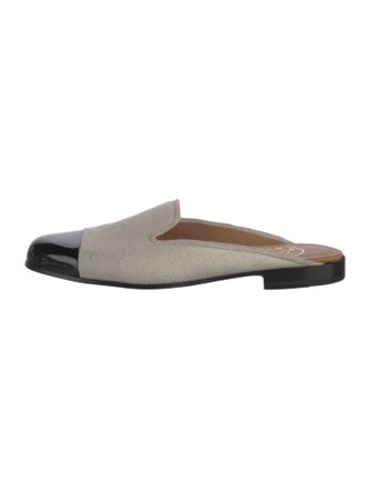 Stubbs & Wootton Canvas Colorblock Pattern Mules