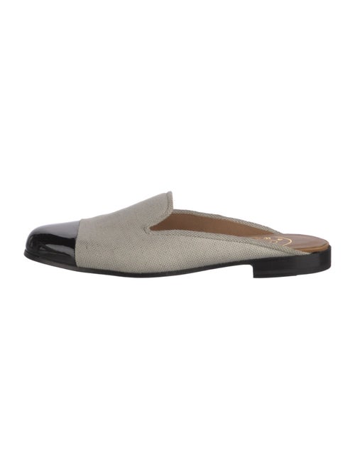 Stubbs & Wootton Canvas Colorblock Pattern Mules