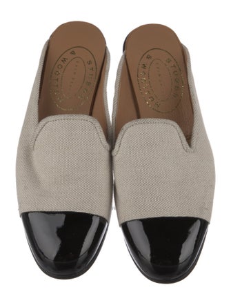 Stubbs & Wootton Canvas Colorblock Pattern Mules