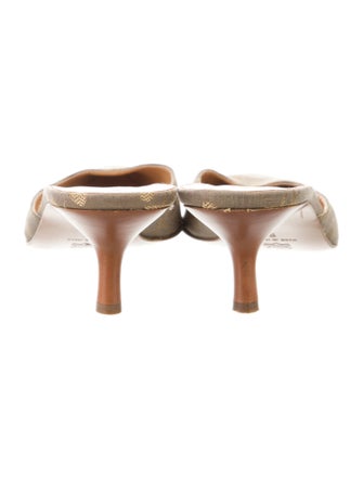 Stubbs & Wootton Satin Polka Dot Print Mules