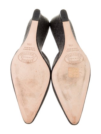 Stubbs & Wootton Embroidered Accent Mules