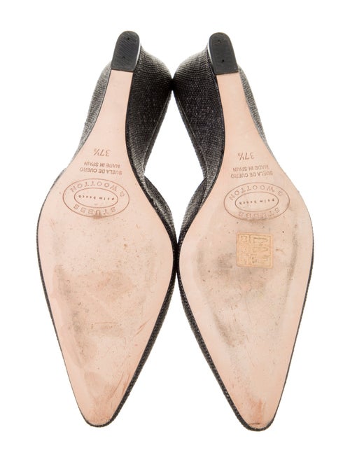 Stubbs & Wootton Embroidered Accent Mules