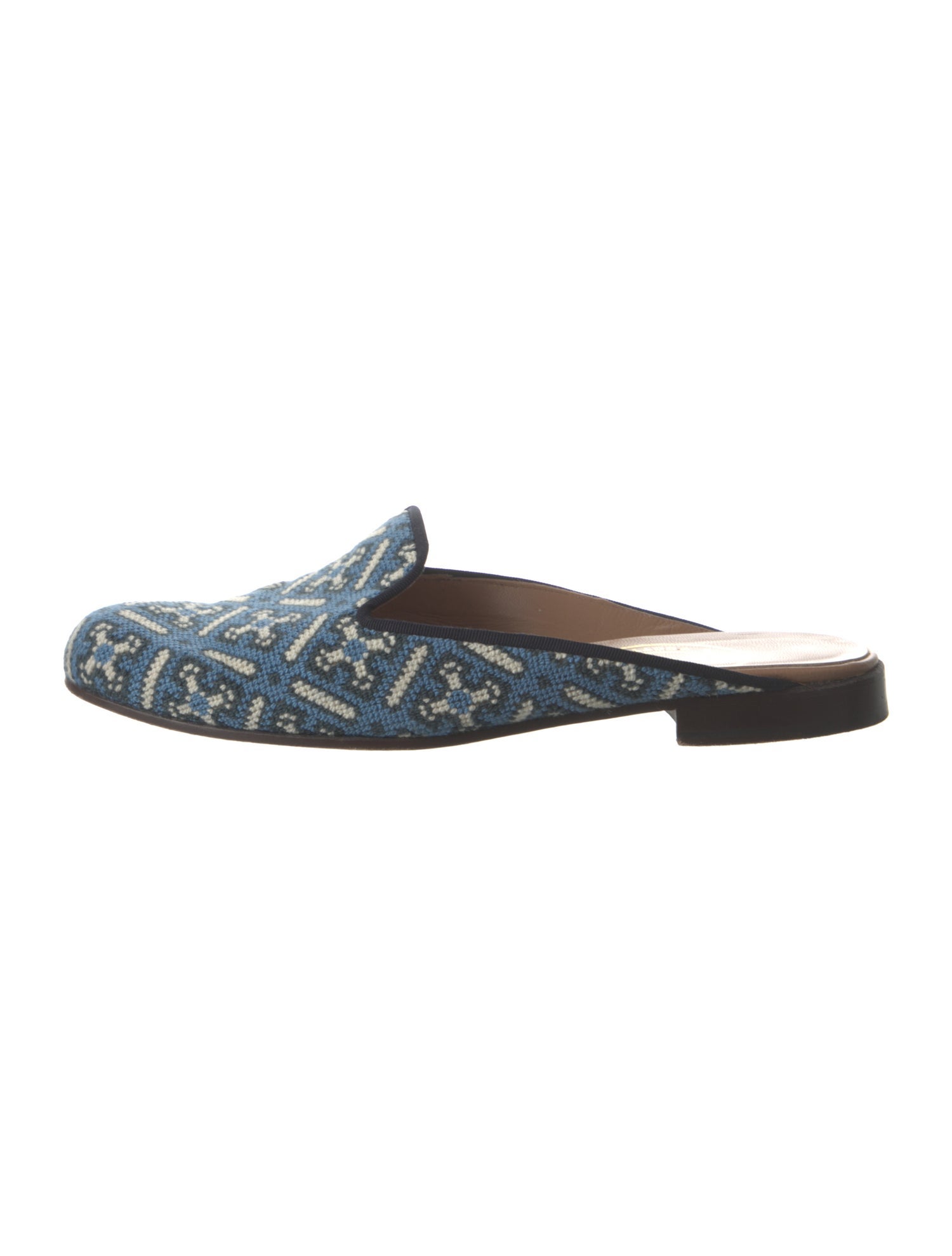 Stubbs & Wootton Printed Mules