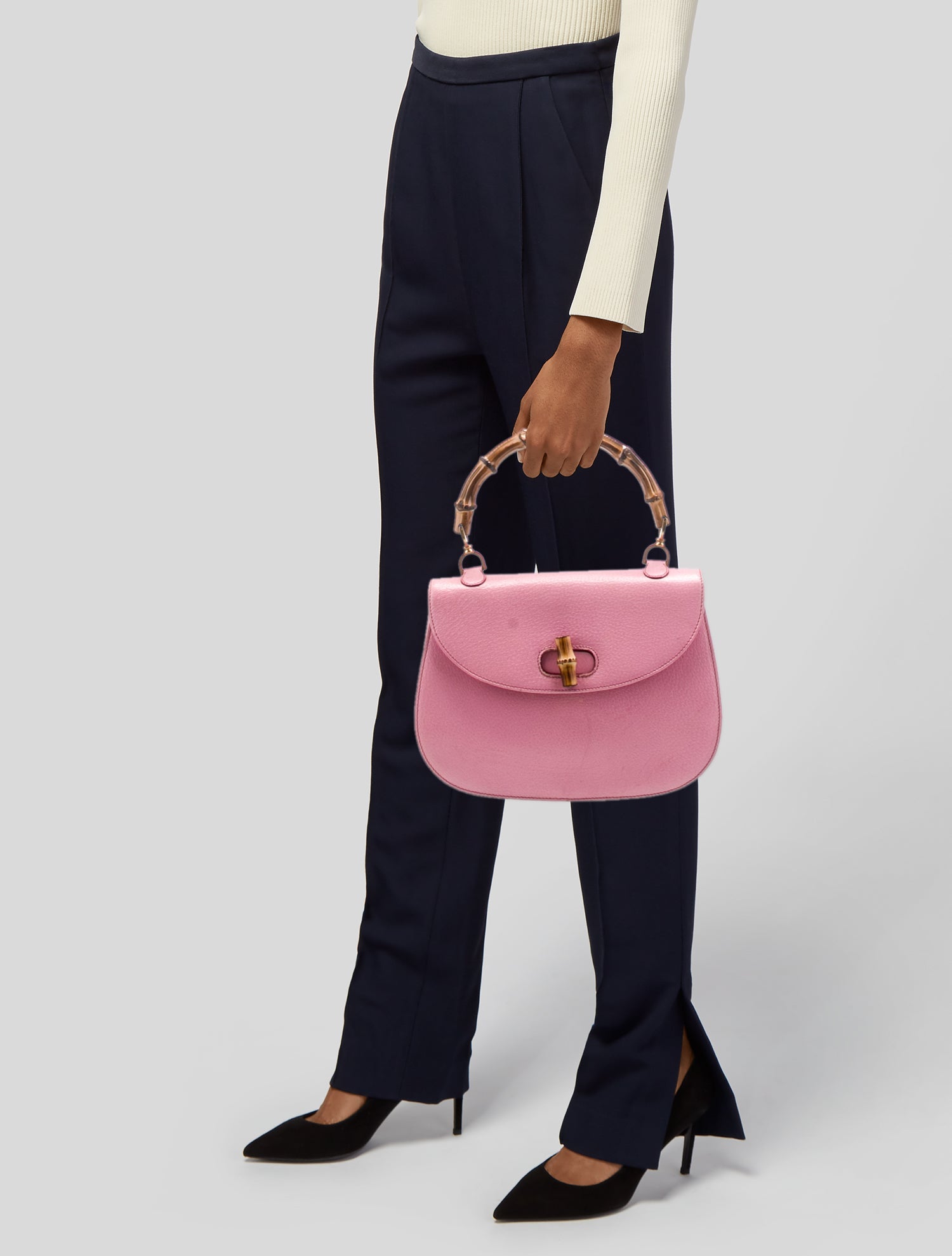 Stubbs & Wootton Leather Top Handle Bag