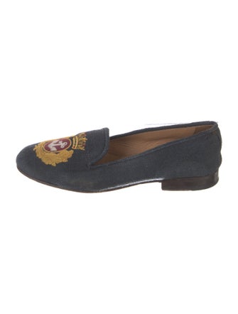 Stubbs & Wootton Canvas Printed Loafers