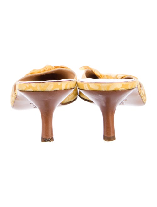 Stubbs & Wootton Canvas Bow Accents Mules