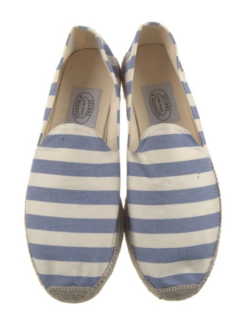 Stubbs & Wootton Canvas Striped Espadrilles