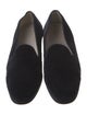 Stubbs & Wootton Velvet Embroidered Accent Loafers