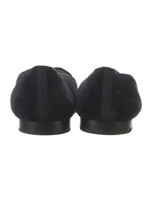 Stubbs & Wootton Velvet Embroidered Accent Loafers