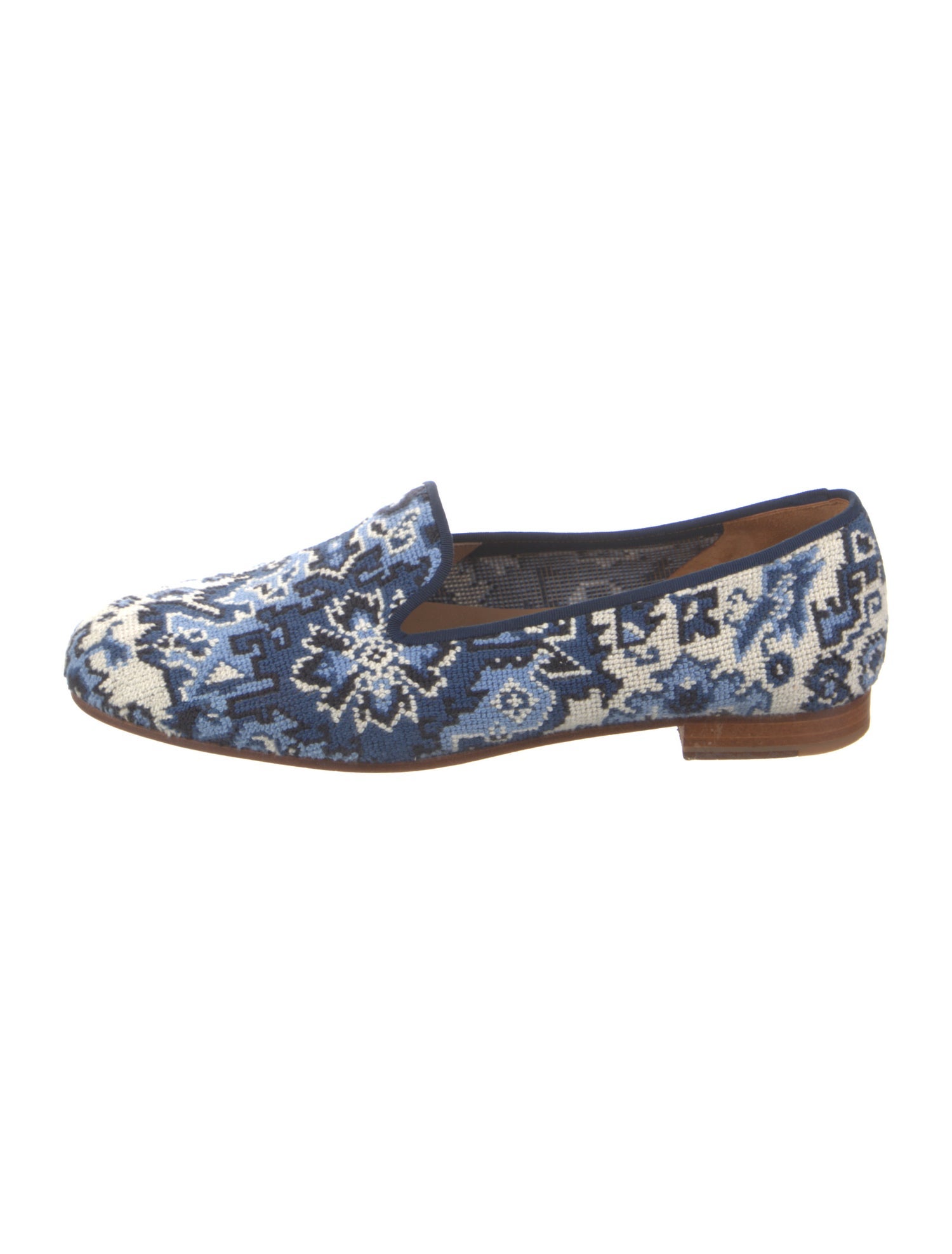 Stubbs & Wootton Patterned Loafers