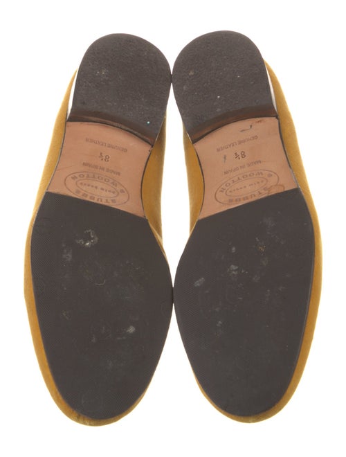 Stubbs & Wootton Velvet Graphic Print Loafers