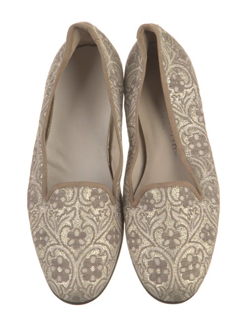 Stubbs & Wootton Printed Glitter Accents Loafers