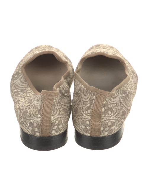Stubbs & Wootton Printed Glitter Accents Loafers
