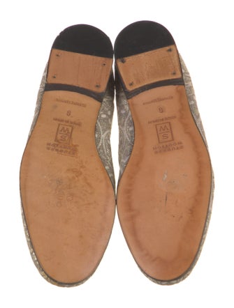 Stubbs & Wootton Printed Glitter Accents Loafers