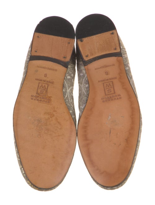 Stubbs & Wootton Printed Glitter Accents Loafers
