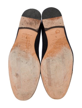 Stubbs & Wootton Wool Colorblock Pattern Loafers